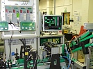 Measuring section with operator control and displays
